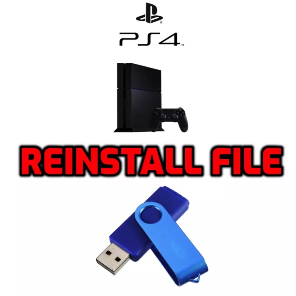 PS4 Update USB (Latest Firmware) Reinstall System Software